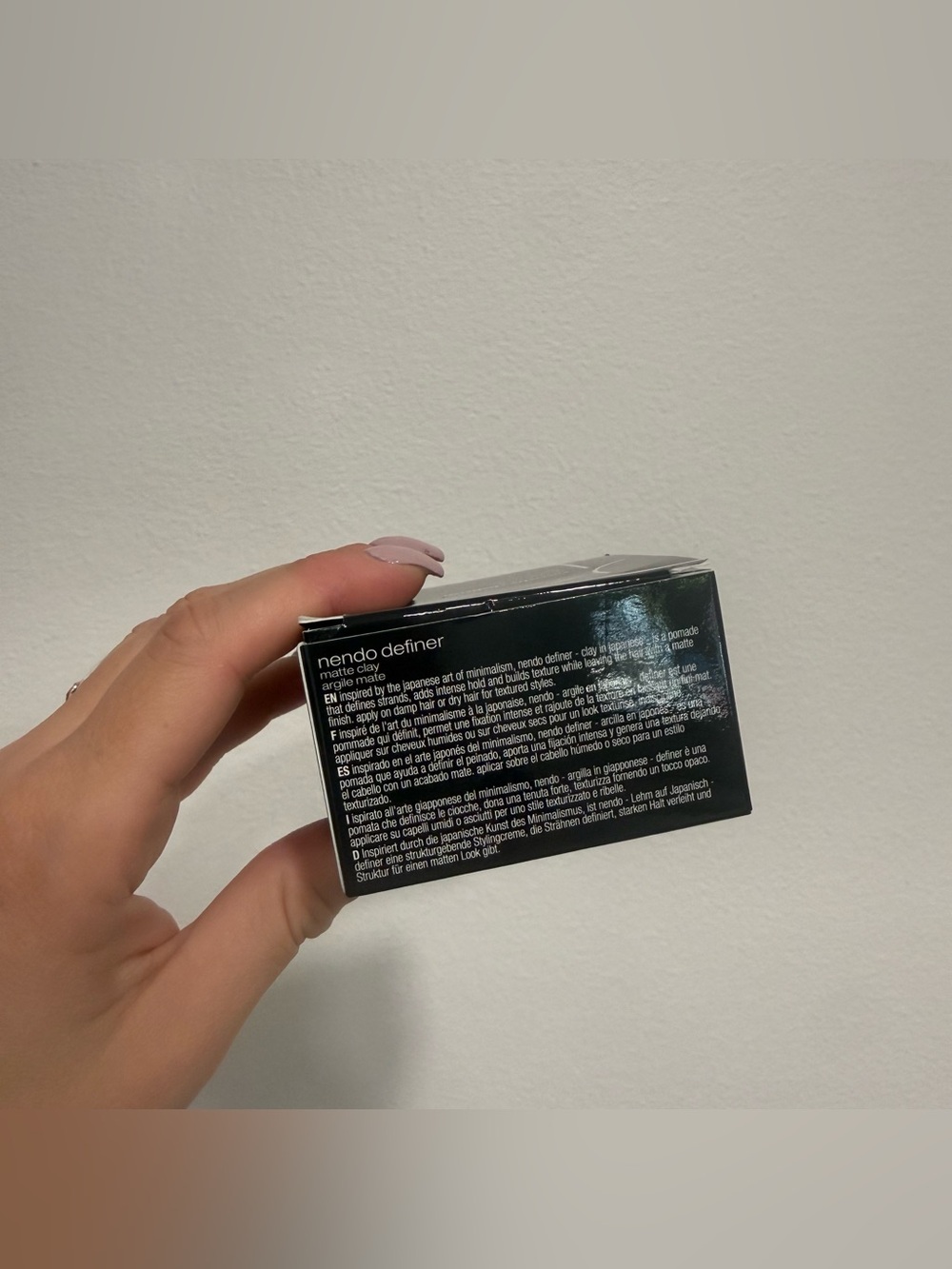 Shu Uemura Nendo Definer Matte Clay Hair Pomade 71g NEW - Picture 5 of 6